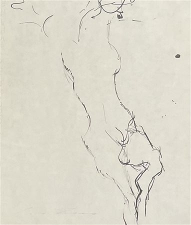 TRECCANI ERNESTO Milano (Mi) 1920 Figura 1970 Inchiostro su carta 24,00x20,00...