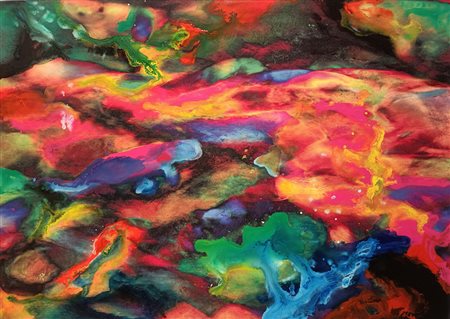 GIRARDI DANIELE Verona (Vr) 1977 Chromocosmo 2005 Mista su tela...