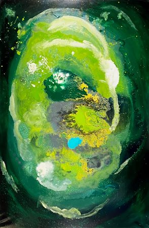 WEIK FABIO Milano (Mi) 1984 Green (Phosphene series) 2016 Acid enamel metal...