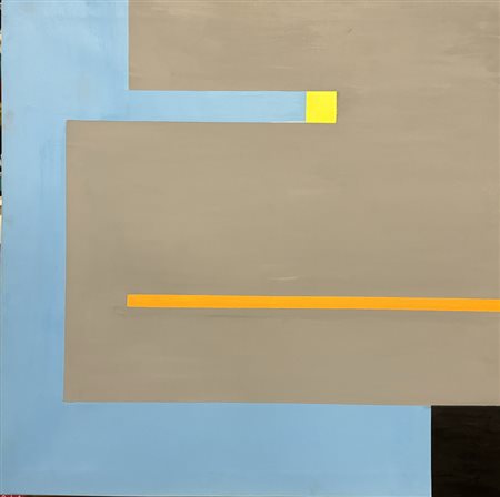 MUNARI BRUNO MILANO (MI) 1907 Negativo-positivo 1980 Acrilico su tela...