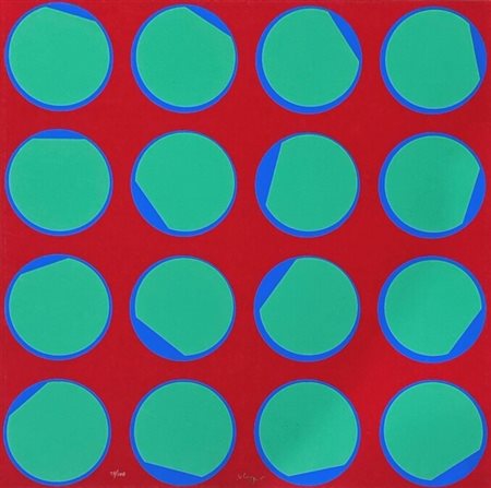 Paolo Scheggi (1940 - 1971) Senza titolo 1968 litografia 29,8 x30 cm. Es. n....