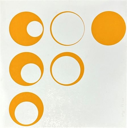 Paolo Scheggi (1940 - 1971) Senza titolo 1969 serigrafia 29,8 x30 cm. Es. n....