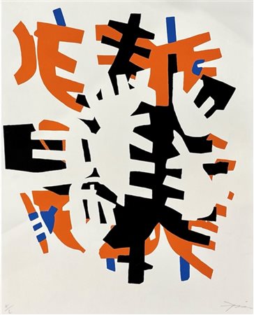 Giuseppe Capogrossi (dapres) (1900 - 1972) Opale N. 1 1971 e succ. serigrafia...