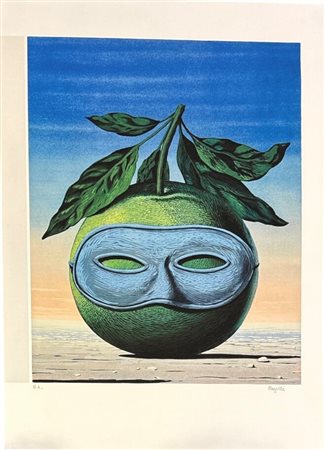 René Magritte (1898 - 1976) Souvenir de voyage litografia offset 69 x 49,5...
