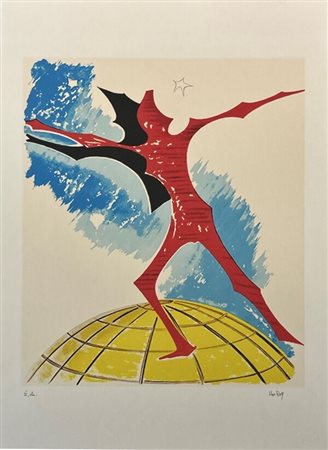 Man Ray (dapres) (1890 - 1976) Rebus serigrafia offset 66 x 47,7 cm. Firma e...