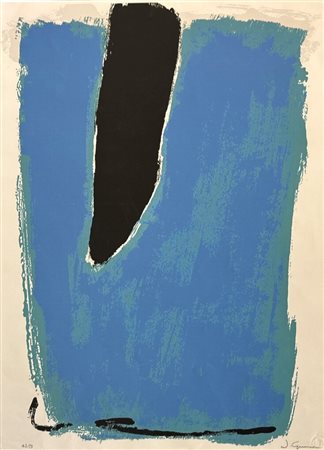 Firma e marchio a secco della stamperia in basso a destra; esemplare 43/75 in...