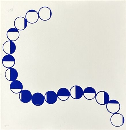 Es. n. 73/100. Edizioni Panderma. Numerata e firmata a matita. Paolo Scheggi...