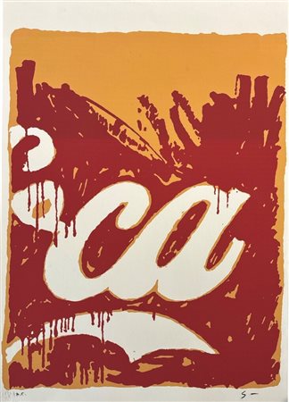 Firma in basso a destra; timbro a secco della stamperia e esemplare "H. C."...