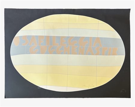 Es. n. 80/150. Firmata e numerata a matita sul fronte dall'artista. Timbro a...