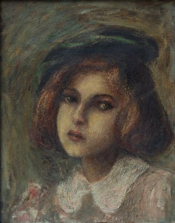 Iscritto a matita al retro del telaio. Entro cornice coeva Leone Lodi (1900 -...