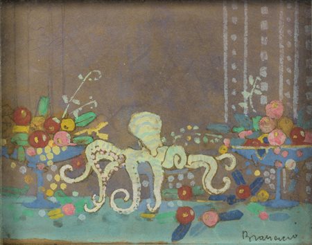 Opera firmata in basso a destra: "Brancaccio". In cornice. Giovanni...