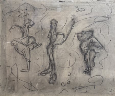 Entro cornice. Giovanni Stradone (1911 - 1981) Sonnambuli n. 2 1974...