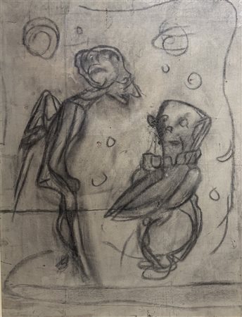 Entro cornice. Giovanni Stradone (1911 - 1981) Sonnambuli n. 4 1974...