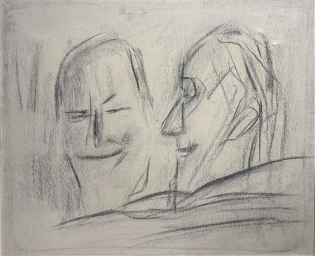 Entro cornice. Giovanni Stradone (1911 - 1981) I critici 1979 carboncino su...