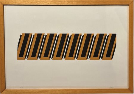 Firma in basso a destra. Esemplare "p.a." in basso a sinistra. In cornice....