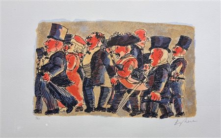 es. n. 21/120. Firmato e numerato a matita; timbro a secco della stamperia in...