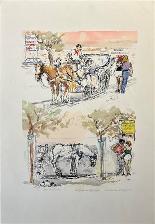 Es. n. XXVI/XXX. Firma, esemplare e titolo in grafite. Walter Piacesi (1929 -...