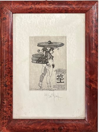 Es. n. 146/300. Numerato e firmato a matita. Timbro a secco della stamperia:...