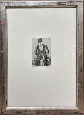 Prova d'artista. Numerato e firmato in grafite. In cornice. Franz Borghese...