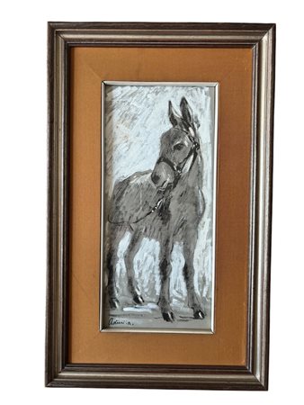 Firmato in basso a sinistra. In cornice. Antonio Asturi (1904 - 1986)...