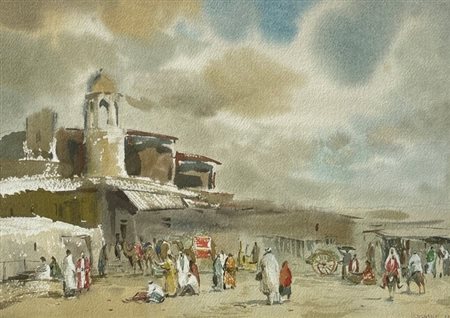 Firmato in basso a destra. in cornice. Ulughbek Mukhamedov (1969 - ) Bukara...