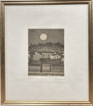 "Via della pallacorda, es. n. 40/50, 48 x 33 cm, 1994, firma indistinta in...