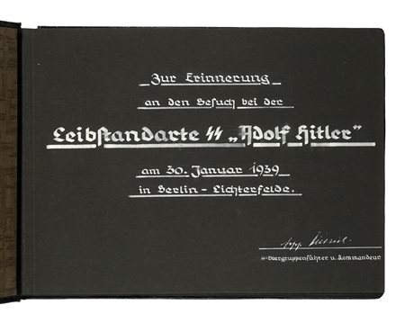 Album fotografico della caserma berlinese della divisione Leibstandarte SS –...