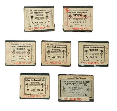 [D'Annunzio Gabriele], 74 lastre in vetro relative all'occupazione della...