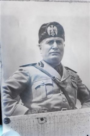 Mussolini Benito, Negativi originali di Benito Mussolini su vetro realizzati...