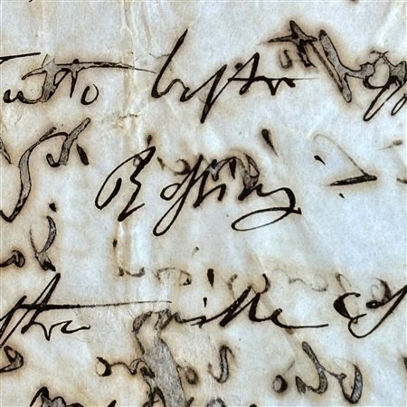 Rossini Gioachino, Lettera autografa firmata inviata al compositore Andrea...