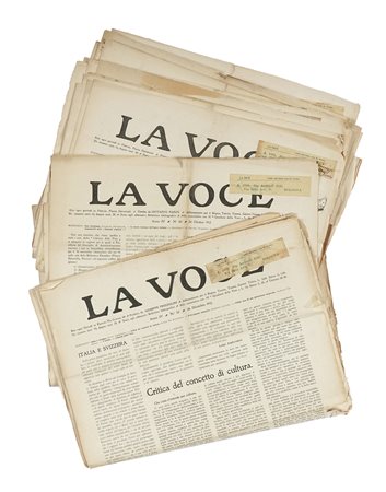 La Voce. Firenze: [Stab. Tip. Aldino, diretto da L. Franceschini], 1908-1914....