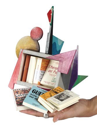 Pasquali Simone, Scaffaletti. Lo scaffale di Marinetti. [Macerata: Biblohaus,...