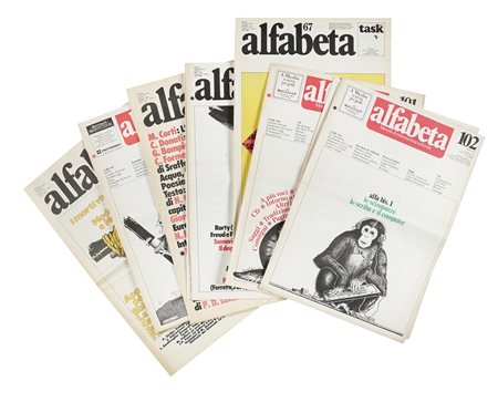 Balestrini Nanni, Alfabeta. Mensile di informazione culturale. 1979-1988. 133...
