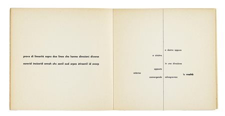 Lotto di 19 opere di poesia visiva e concreta. XX secolo. Compongono il...