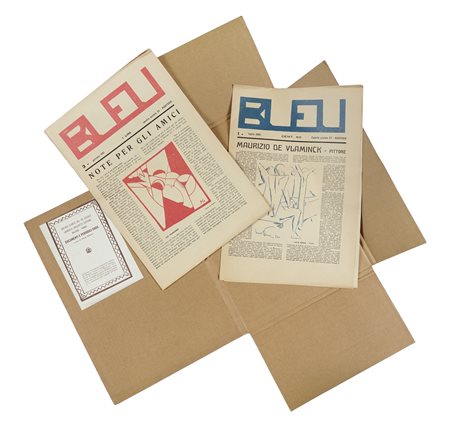 Bleu. (Dada Italiano - Documenti e periodici Dada a cura di Arturo Schwarz)....