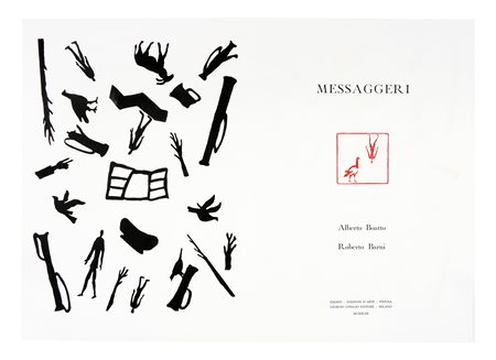 Boatto Alberto, Messaggeri. Incisioni di Roberto Barni. Pistoia, Milano:...