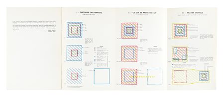Buren Daniel, Lotto di 7 opere di Daniel Buren. XX secolo. Compongono il...