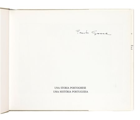 Giaccone Fausto, Una storia portoghese. Palermo: Randazzo Focus, 1987. In-4°...