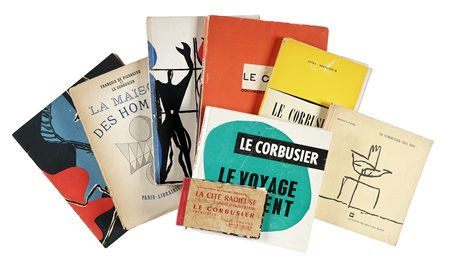 Le Corbusier [pseud. di Jeanneret-Gris Charles-Edouard], Lotto di 8 opere di...
