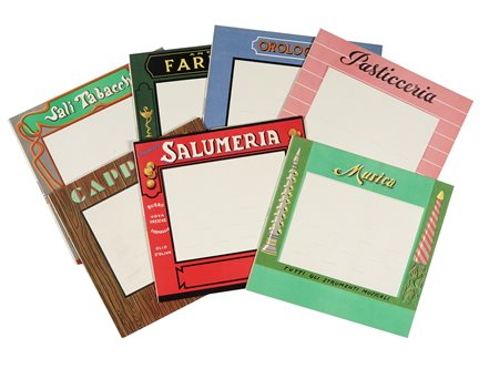 Munari Bruno, I negozi - Via Mercanti. Milano: Casa editrice Gentile, 1940. 7...