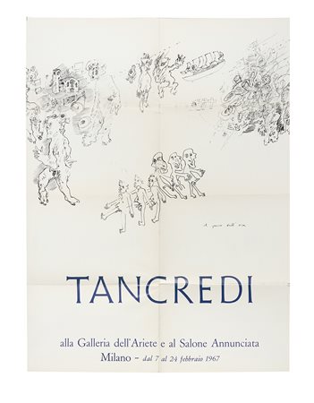 Parmeggiani Tancredi, Lotto di 4 opere su Tancredi Parmeggiani e 1 poster. XX...