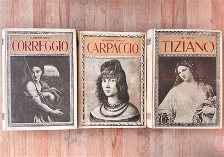 PITTURA MODERNA (TIZIANO, CORREGGIO, CARPACCIO) - Lotto unico di 3 cataloghi