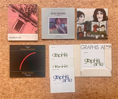 ARTISTI ITALIANI DEL DOPOGUERRA - Lotto unico di 5 cataloghi
