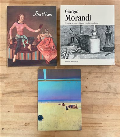 GIORGIO MORANDI, BALTHUS E CREMONINI - Lotto unico di 3 cataloghi
