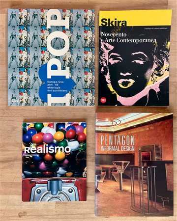 COLLETTIVE DI ARTE E DESIGN DEL DOPOGUERRA - Lotto unico di 4 cataloghi
