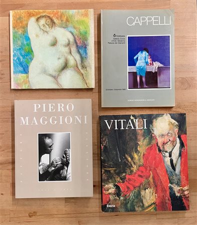 ARTISTI ITALIANI DEL DOPOGUERRA - Lotto unico di 4 cataloghi