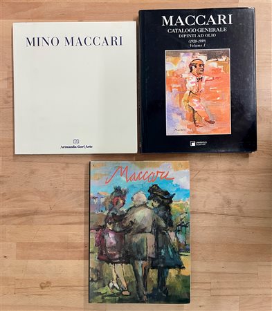 MINO MACCARI - Lotto unico di 3 cataloghi