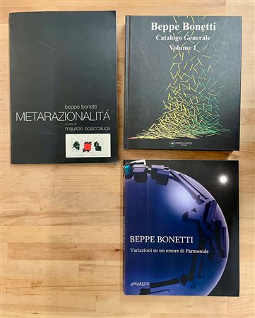 BEPPE BONETTI - Lotto unico di 3 cataloghi