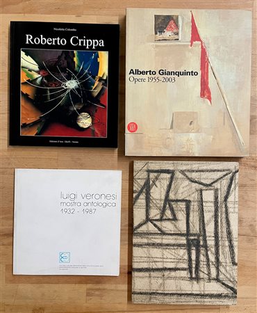ARTISTI ITALIANI DEL DOPOGUERRA - Lotto unico di 4 cataloghi