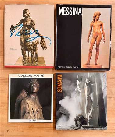 SCULTURA ITALIANA - Lotto unico di 4 cataloghi